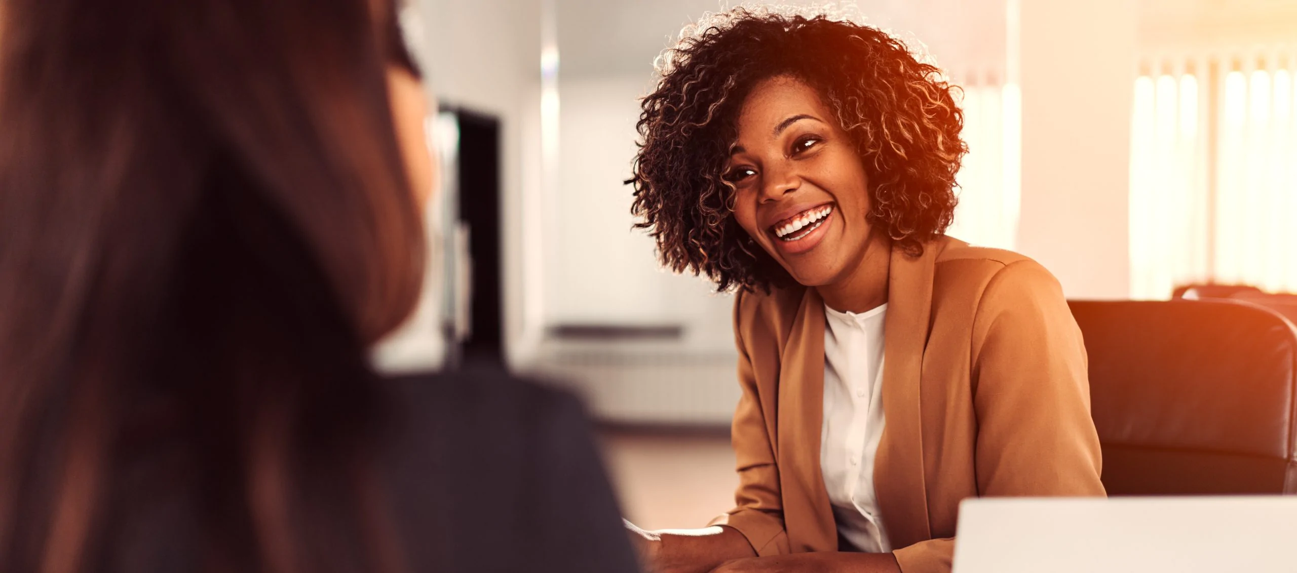 happy personal injury client receives settlement