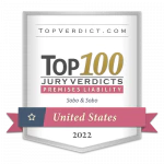 Sobo & Sobo Personal Injury Lawyers top 100 premises liability verdicts in the united states award